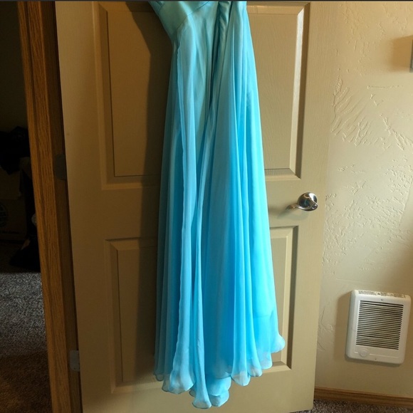 Sky Blue Prom Dress - Picture 1 of 2